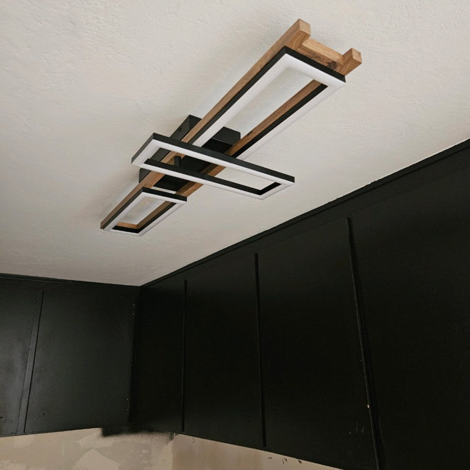 Ivy Bronx Chevee 3 - Light Matte Black 39.4